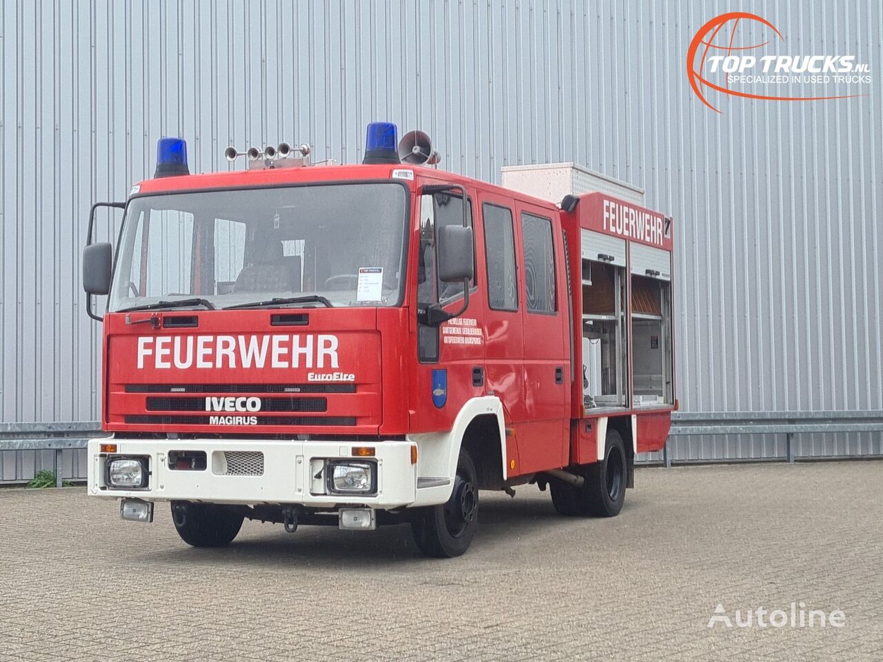 IVECO EUROCARGO 75 E 14 Eurofire 600 ltr watertank - Feuerwehr, Fire t camión de bomberos