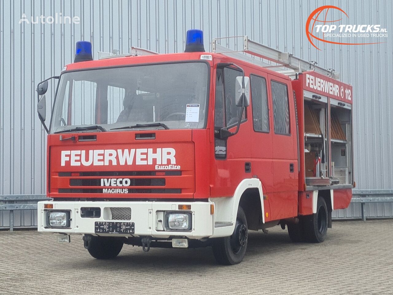 tuletõrjeauto IVECO Eurocargo 75E14 600 ltr watertank - Feuerwehr, Fire truck - Crew