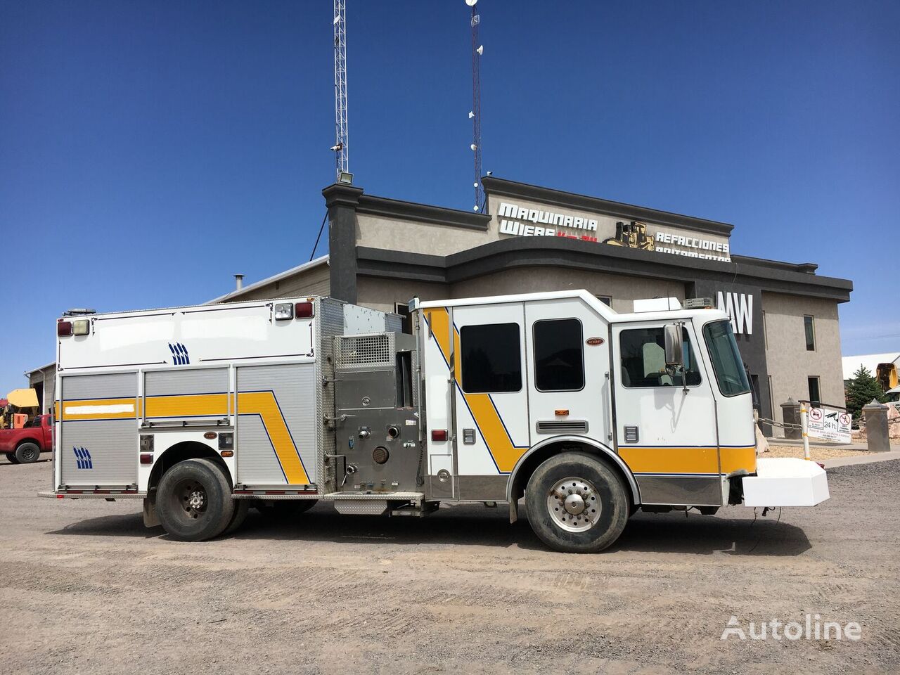 camion de pompiers KME FIRETRUCK