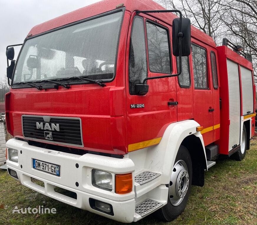 truk pemadam kebakaran MAN 14-224 bomberos firetruck pompier hasici