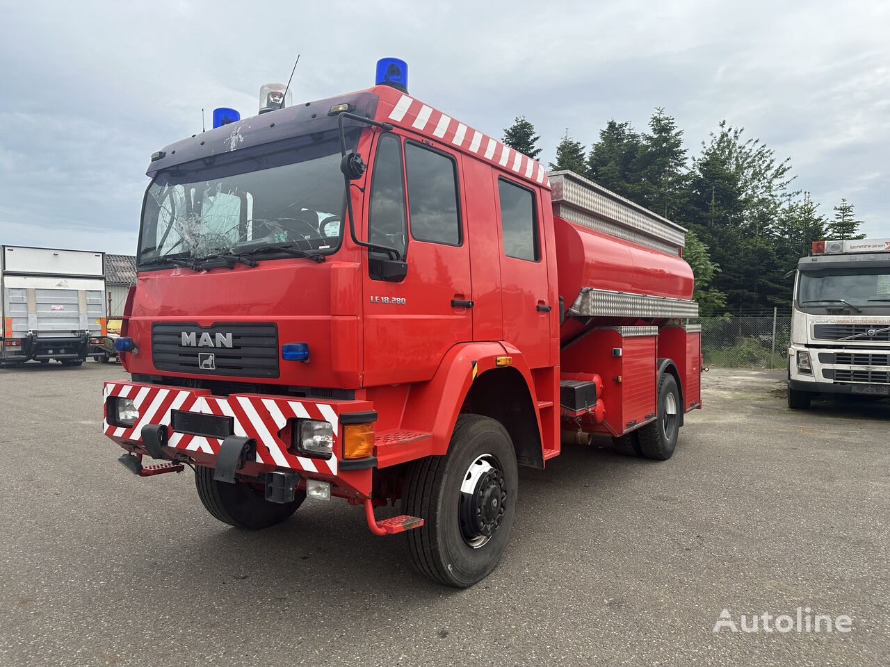 MAN 18.280 FEUREHVER  fire truck