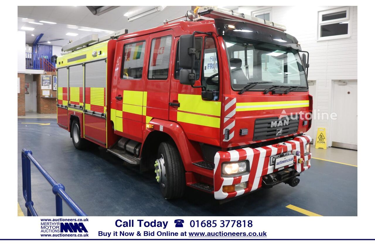 MAN LE 14.280 AUTO 14 TON 6 SEAT CREW CAB FIRE TENDER fire truck