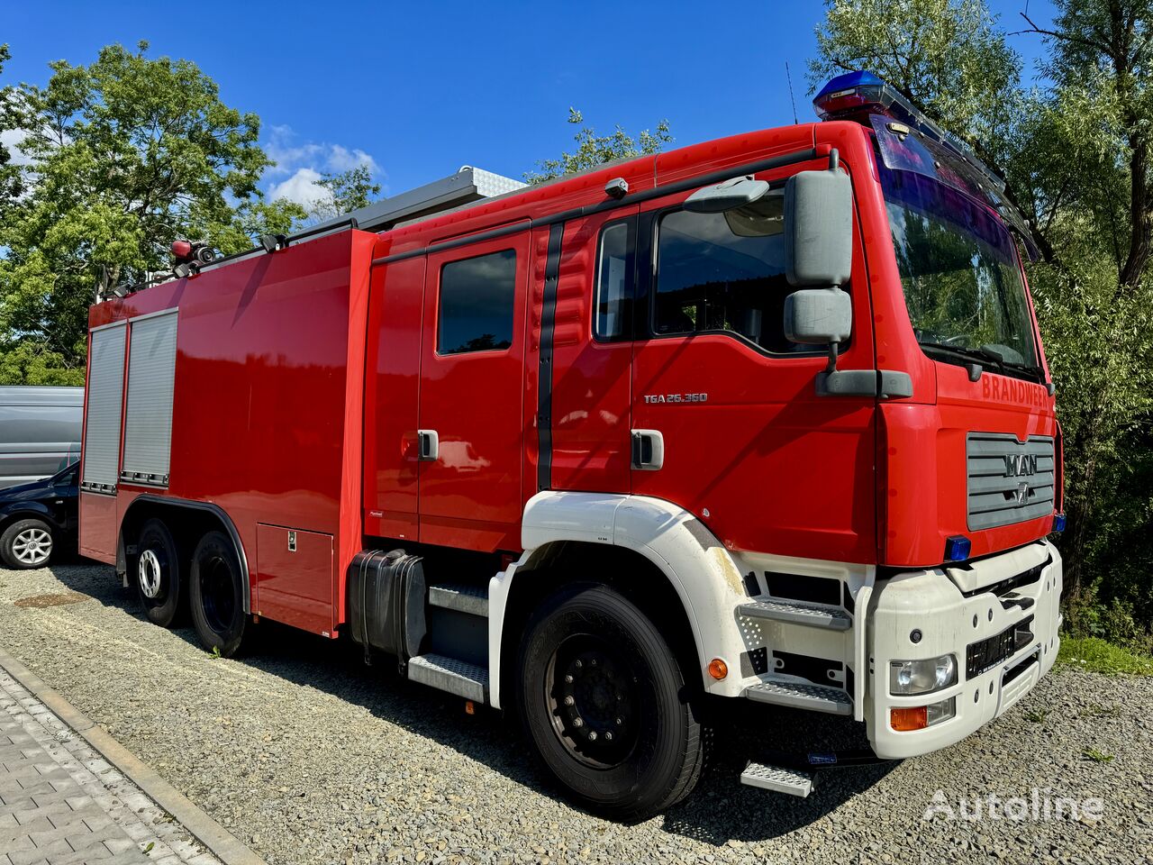 MAN TGA 26.360  camión de bomberos