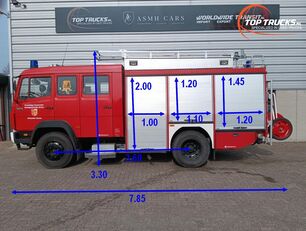 Mercedes-Benz 1124 AF 4x4 - 1.300 ltr -Brandweer, Feuerwehr, Fire brigade- Cre fire truck