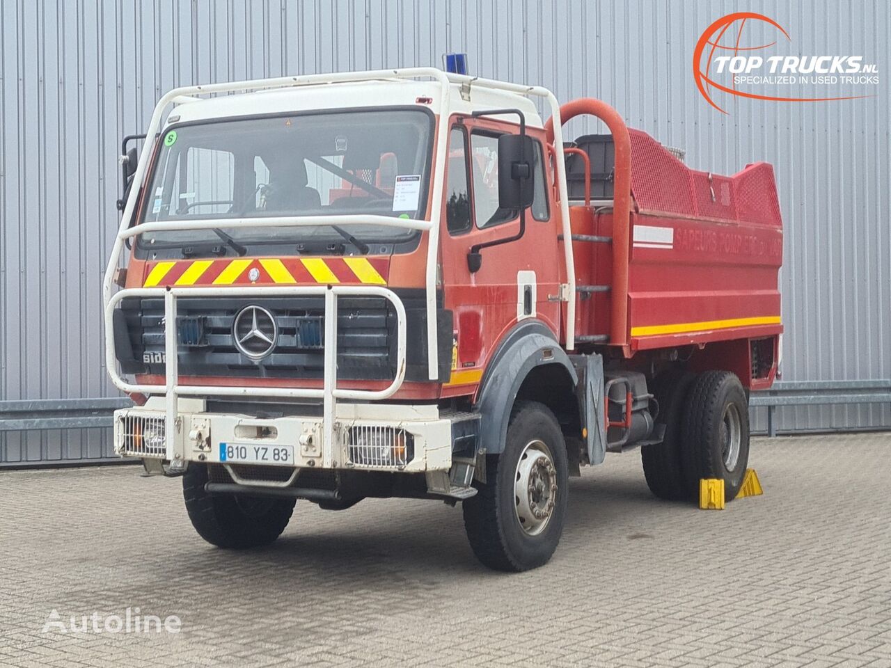 Mercedes-Benz 1824 4x4 - Engine , Gearbox OK! 6.000 ltr tank, 450 Foam - V6 -  camión de bomberos