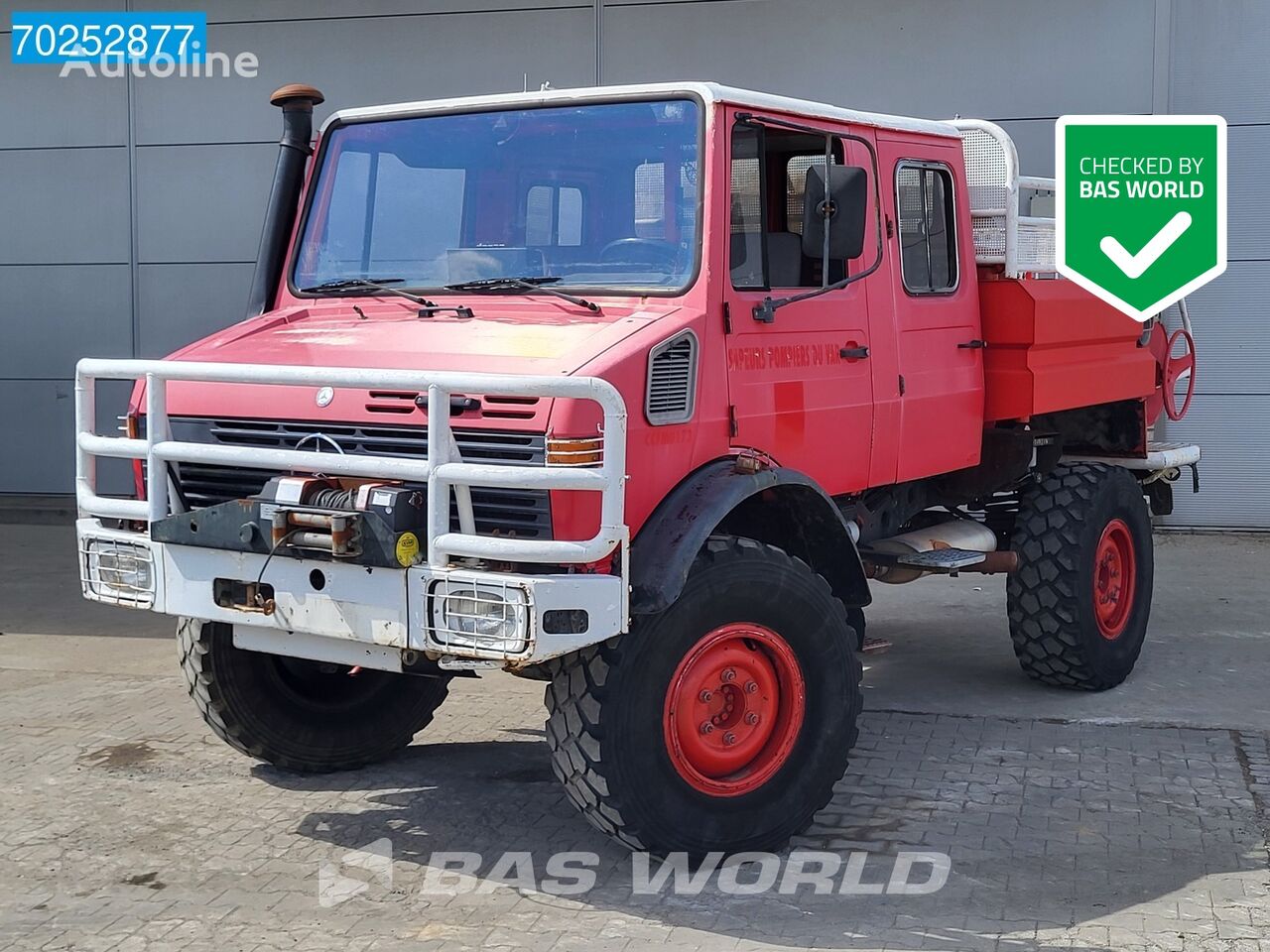 سيارة المطافئ Mercedes-Benz U 1550 L 4X4 Manual 4x4 Feuerwehr