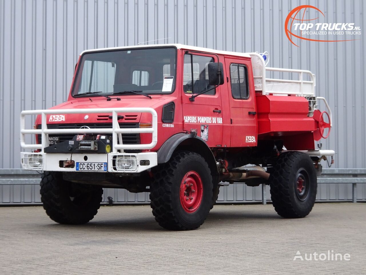 Mercedes-Benz Unimog U 1550 L 4x4 Unimog U1550 L (437) Mercedes Benz, Doppelka camión de bomberos