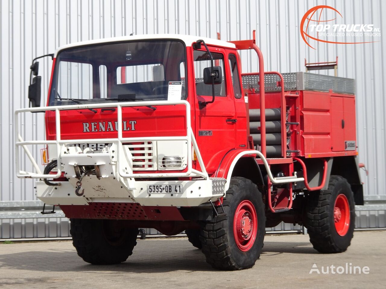 пожарная машина Renault 110-150 4x4 -3.000 ltr -Brandweer, Feuerwehr, Fire - 5t. Lier, W