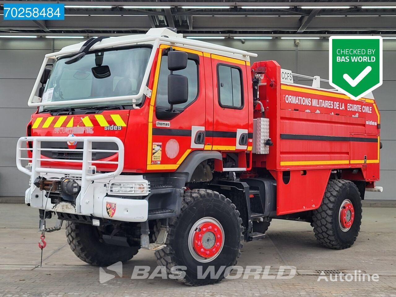 Renault CCFS 6000 4X2 Renault Thomas Sides 6000 Ltr 4x4 Euro 5 Feuerwehr ugunsdzēsēju mašīna