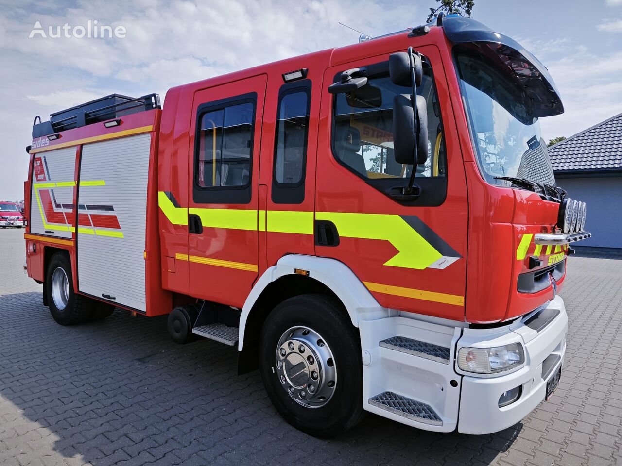 camion de pompiers Renault PREMIUM 260 SIDES CNBOP