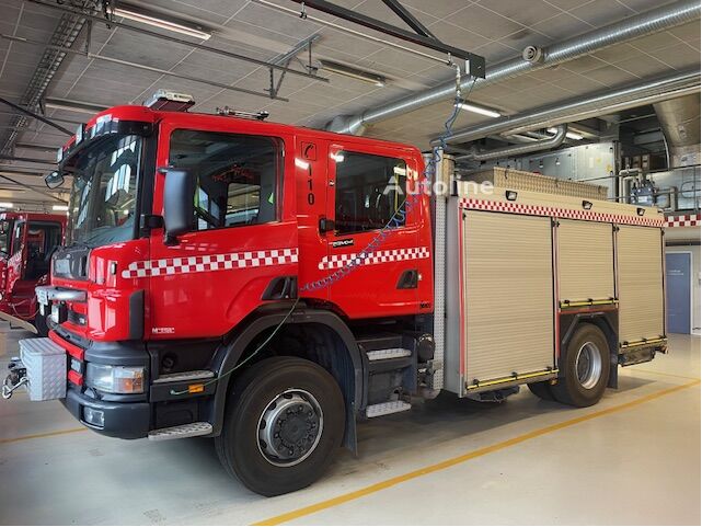 Пожарная машина Scania 124C 420 4x4 fire truck ZIEGLER, 2800 L water - Autoline