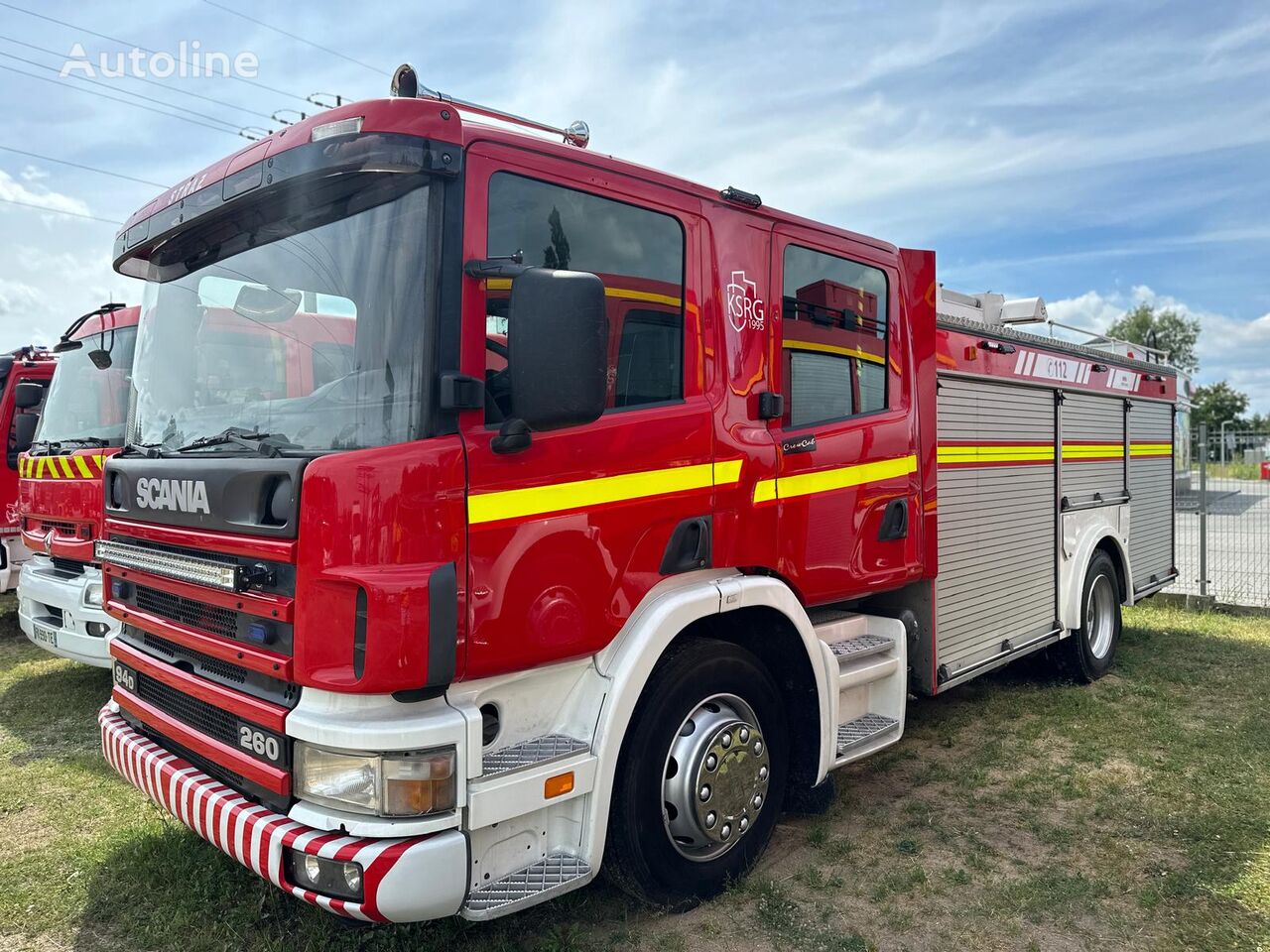 سيارة المطافئ Scania 94D Firetruck Pompier Hasici Straż