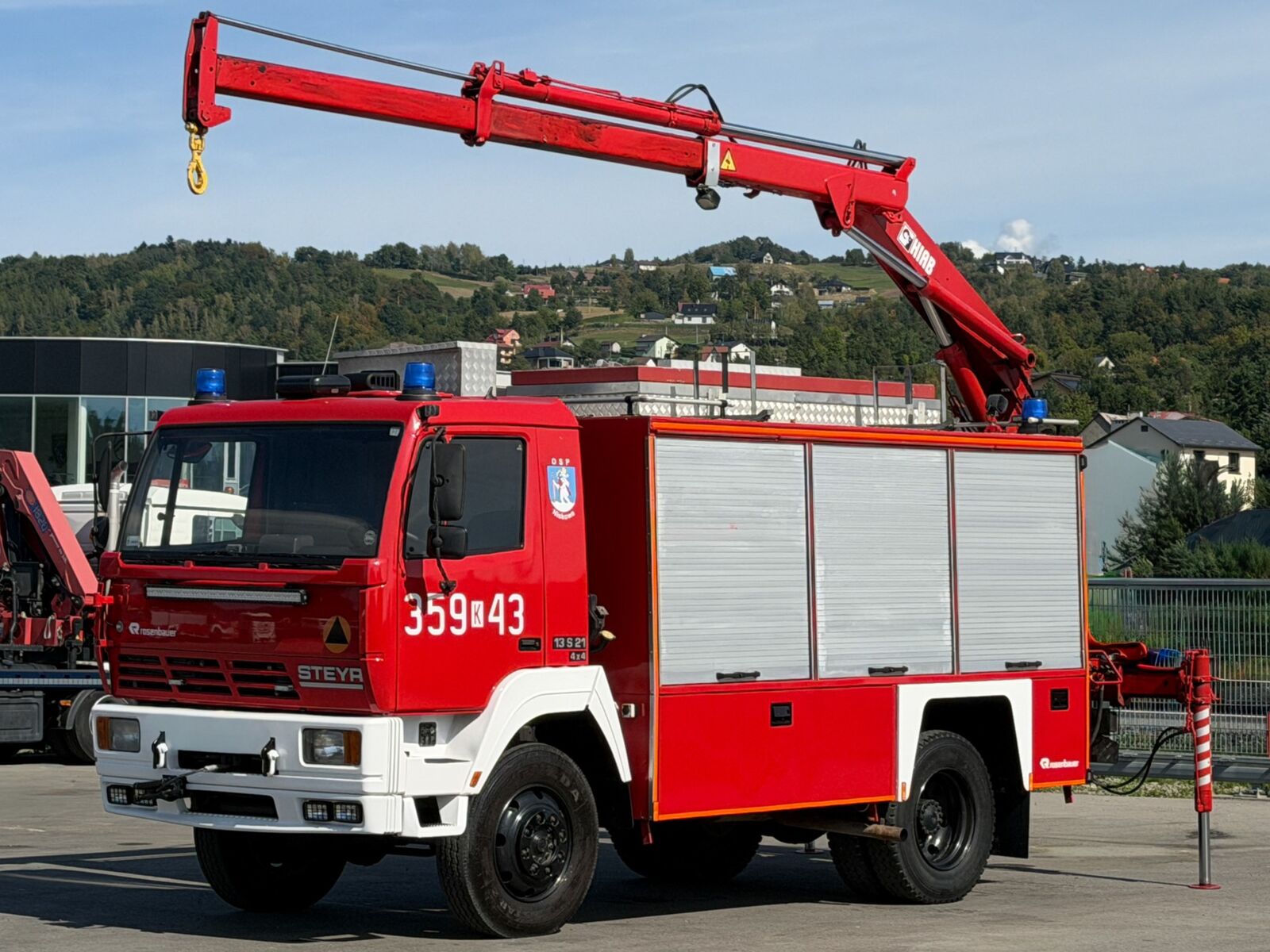 Steyr Steyr 13S21 4×4 Hiab 071 RW / Rosenbauer – Technical Rescue Vehi