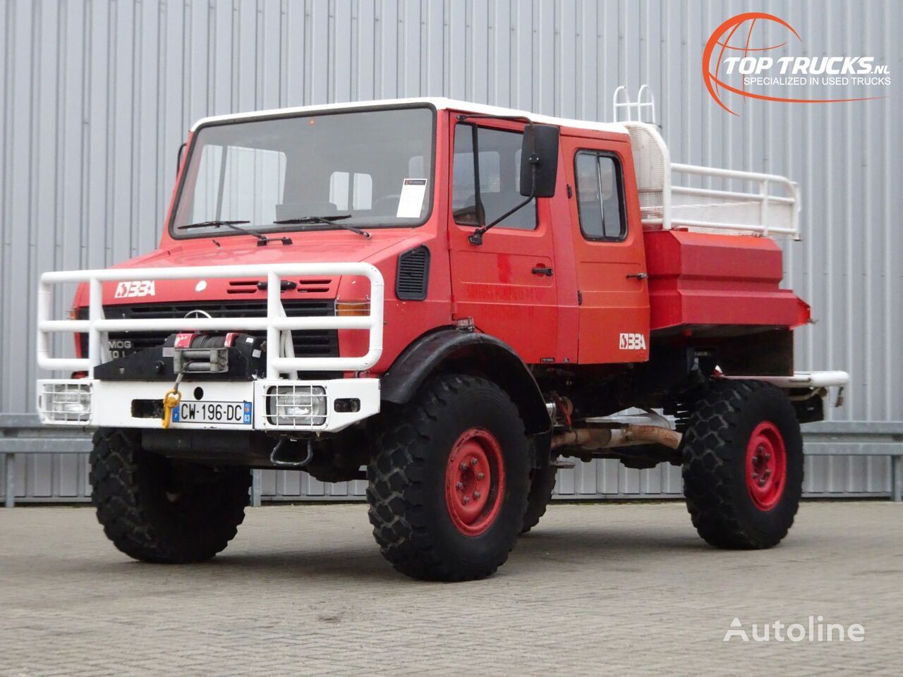 Unimog U1550 L 4x4 (437) Mercedes Benz, Doppelkabine, SIDES CCF2 camión de bomberos