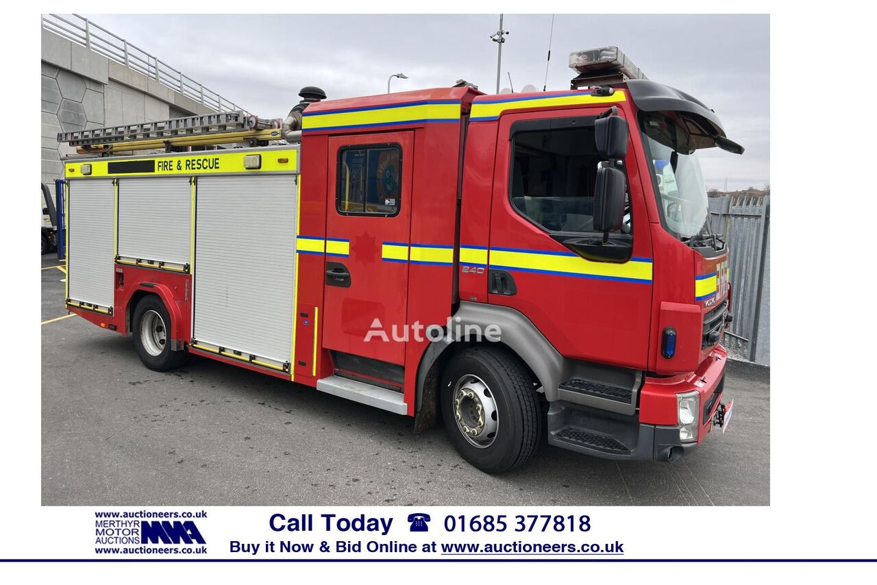 Volvo FL 240 4X2 16 TON JOHN DENNIS BODY 6 SEAT FIRE TENDER vatrogasno vozilo - Autoline