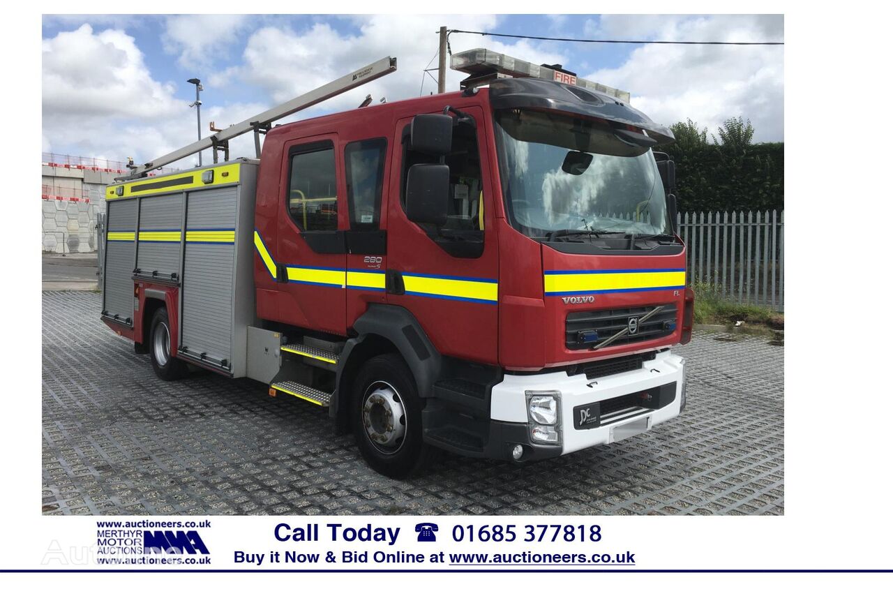 Volvo FL 280 4X2 AUTO 15 TON JDC BODY 6 SEAT CREW CAB FIRE TENDER brandweerwagen