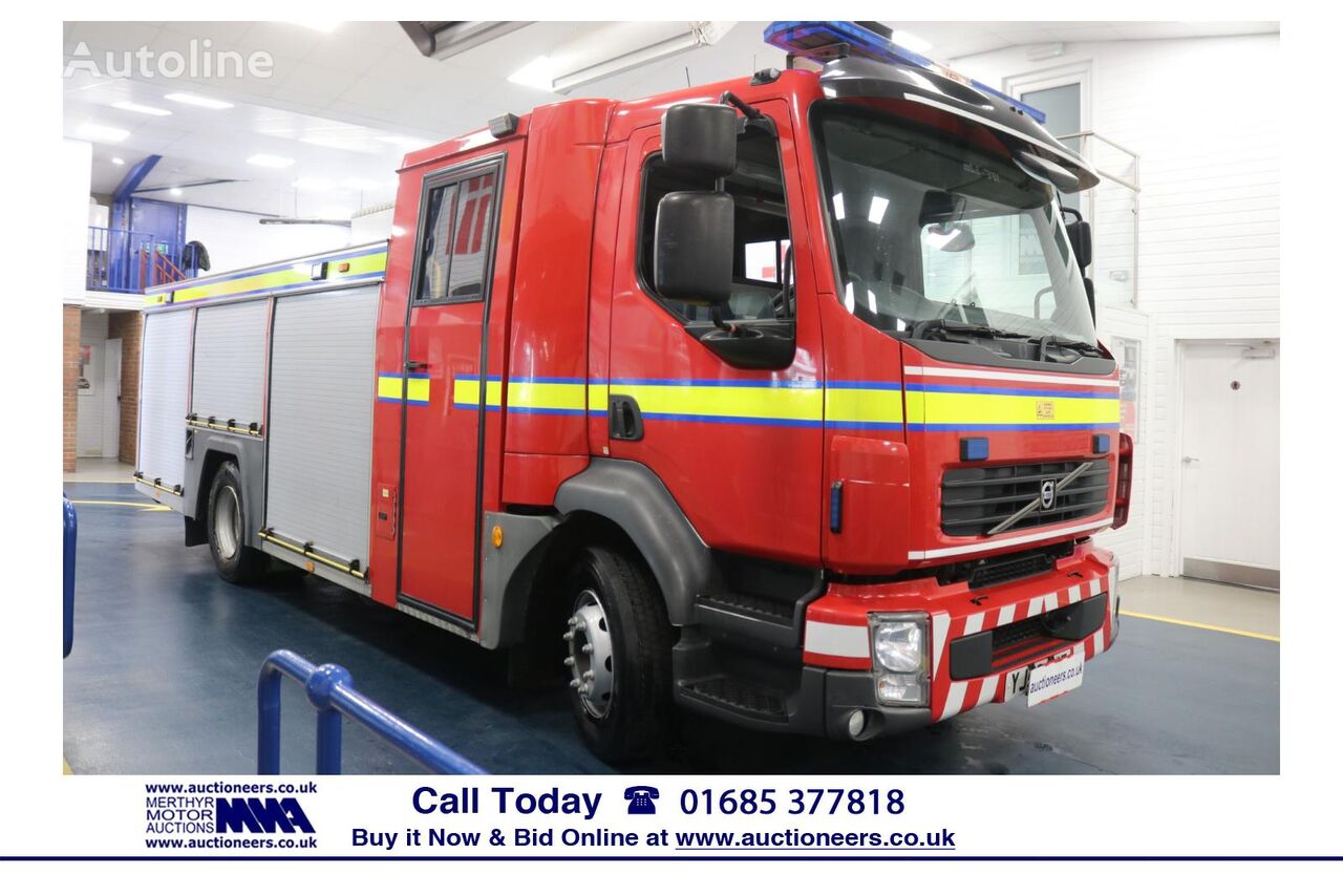 camion de pompiers Volvo FL 4X2 16 TON 6 SEAT CREW CAB EMERGENCY ONE FIRE TENDER