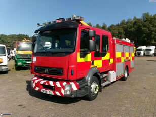 mașină de pompieri Volvo FL280 4X2 RHD crewcab fire engine + pump & watertank