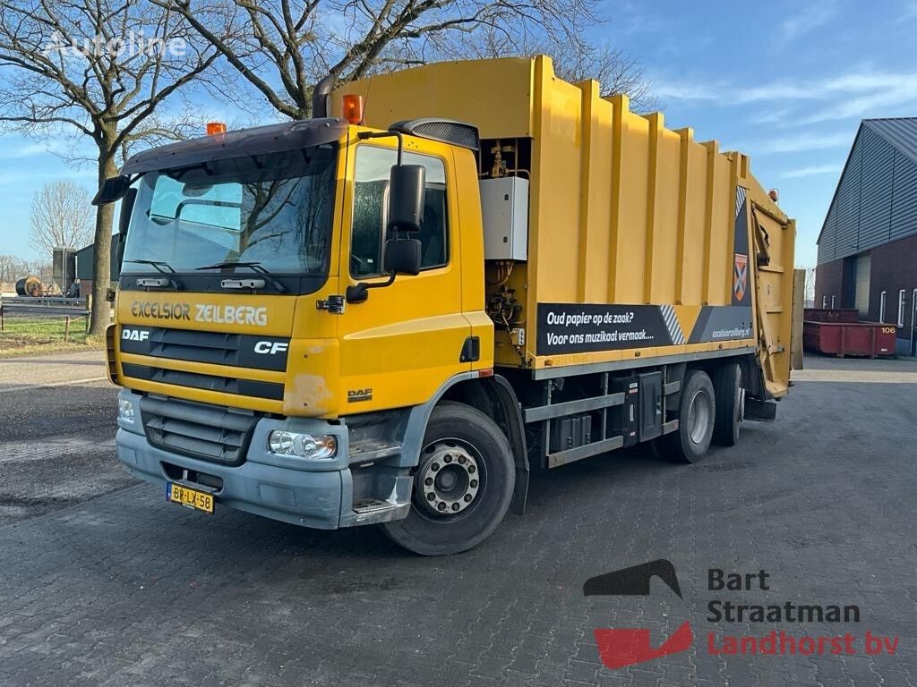 کامیون حمل زباله DAF AS75.250 Euro 3 vuilniswagen met Haller X2.25HM3 opbouw