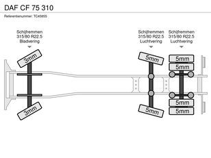 Camion poubelle DAF CF 75 310 à vendre - Image 5 | Autoline CH Camion poubelle DAF CF 75 310 | Image 5 - Autoline