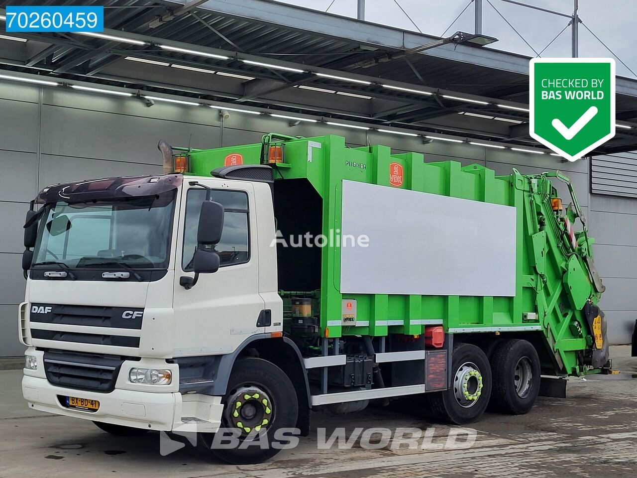 мусоровоз DAF CF85.360 6X2 NL-Truck MOL Pusher 2000 Euro 5