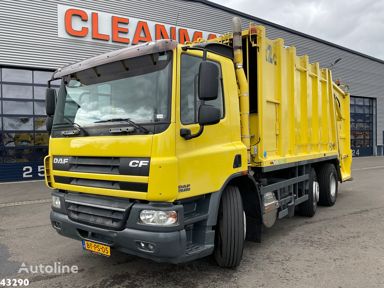 شاحنة جمع ونقل النفايات DAF FAG 250 CF 250 Euro 5 Manual Haller 20m³