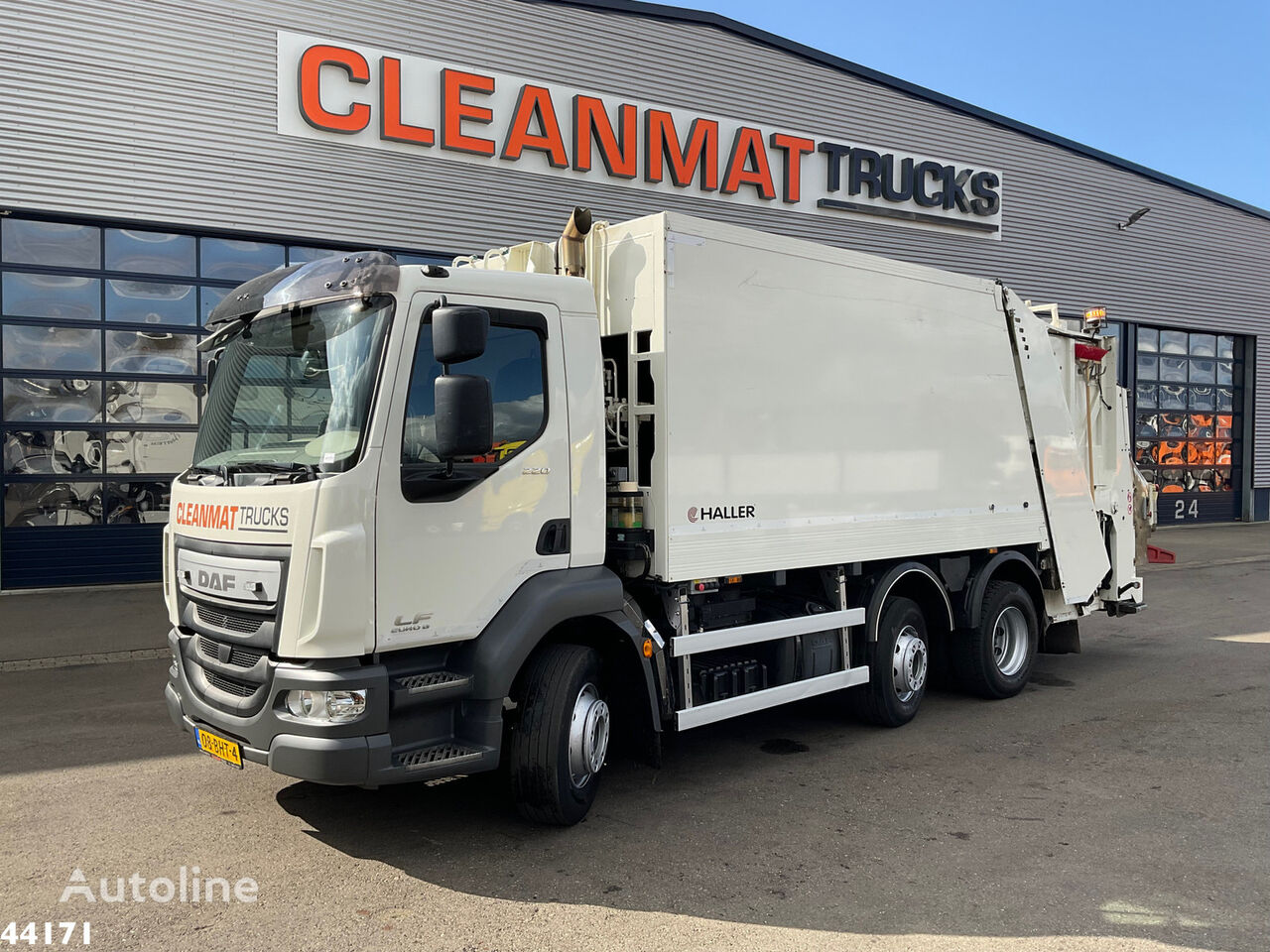 شاحنة جمع ونقل النفايات DAF FAG LF 220 Euro 6 Haller 14m³