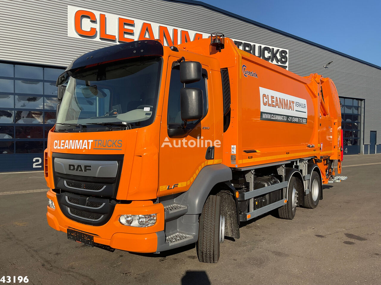 боклукчийски камион DAF FAG LF 260 Geesink 14m³ Split