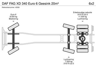 Camion poubelle DAF FAG XD 340 Euro 6 Geesink 20m³ à vendre - Image 19 | Autoline CG Camion poubelle DAF FAG XD 340 Euro 6 Geesink 20m³ | Image 19 - Autoline