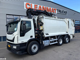 боклукчийски камион GINAF C 3128 NF Euro 6 Hiab 21 Tonmeter laadkraan Just 109.083 Km!