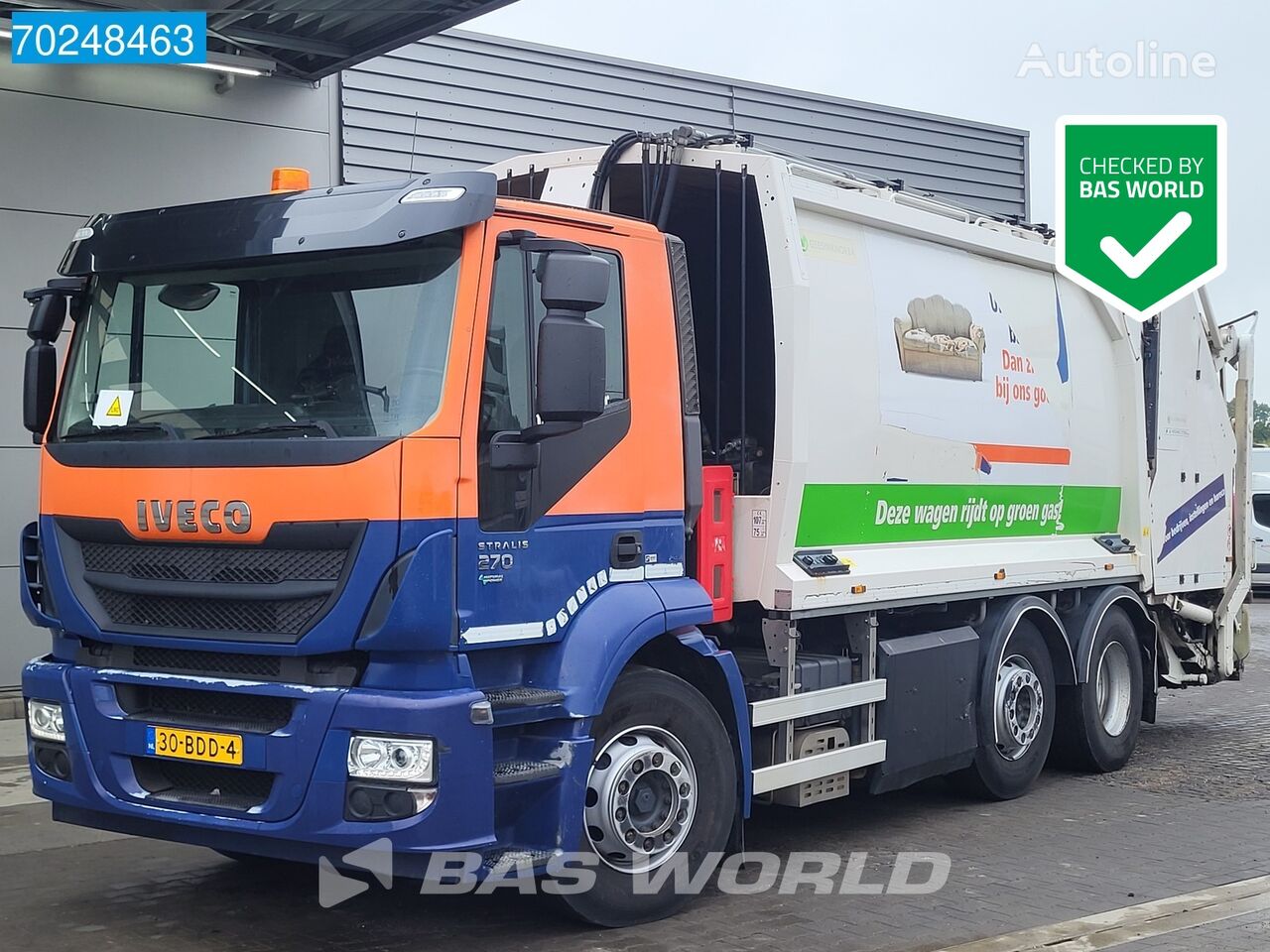 maşina de gunoi IVECO Stralis 270 6X2 NL-Truck CNG Geesink GPM III v 20H25 Retarder Eu