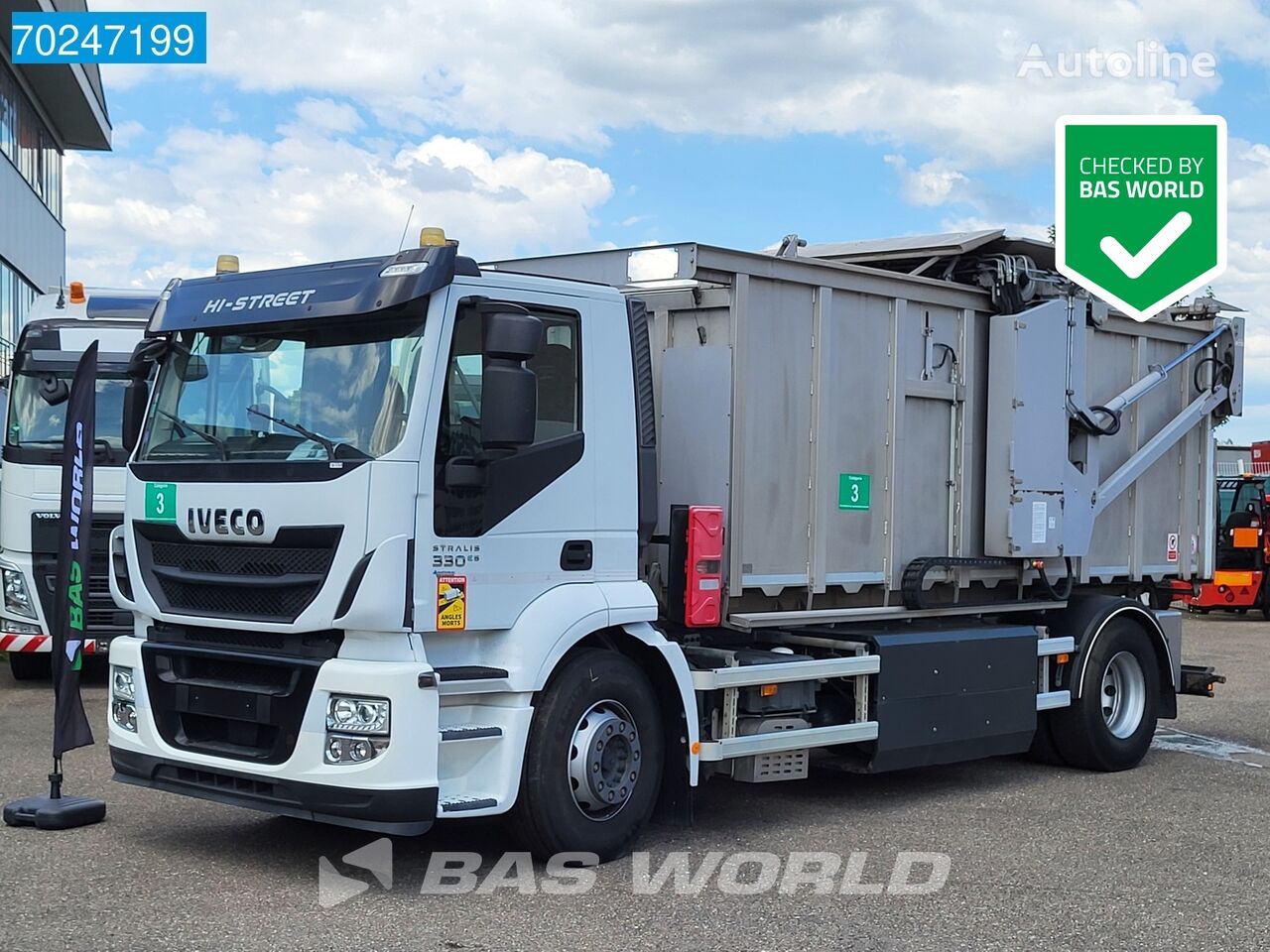 IVECO Stralis 330 4X2 Slaughter waste CNG Retarder ACC camión de basura