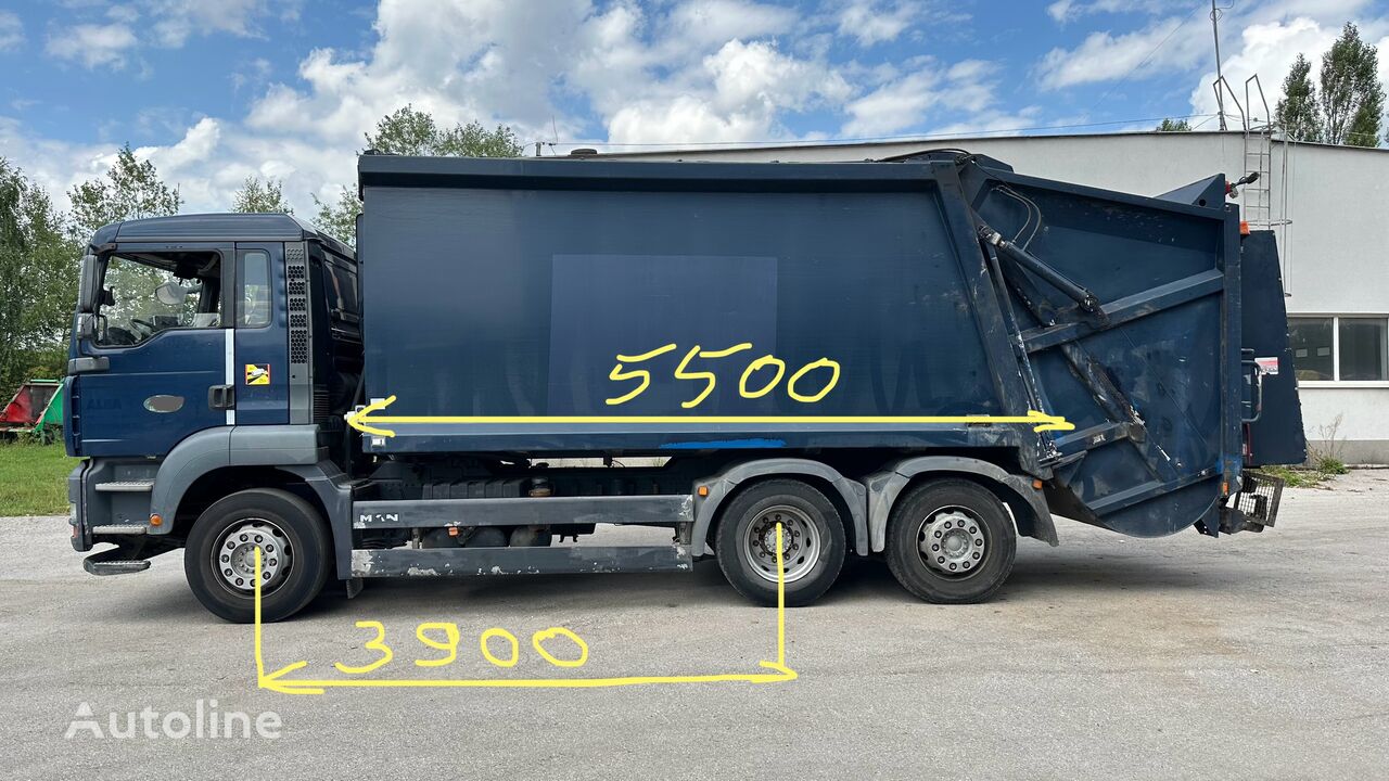 camion poubelle MAN TGA 26.320