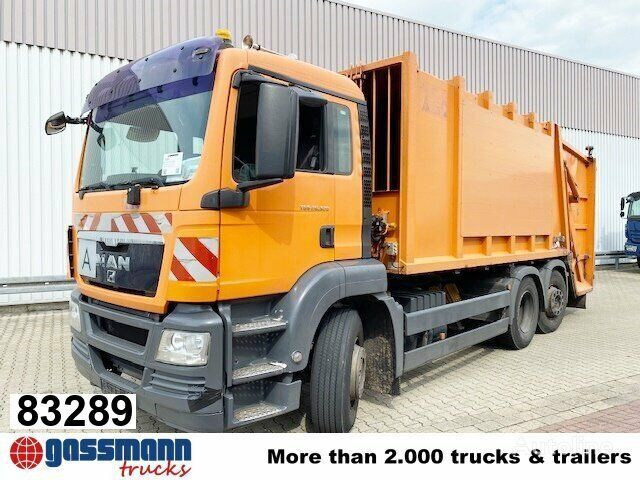 شاحنة جمع ونقل النفايات MAN TGS 26.320 6x2-4 BL, Lenkachse, Haller X2