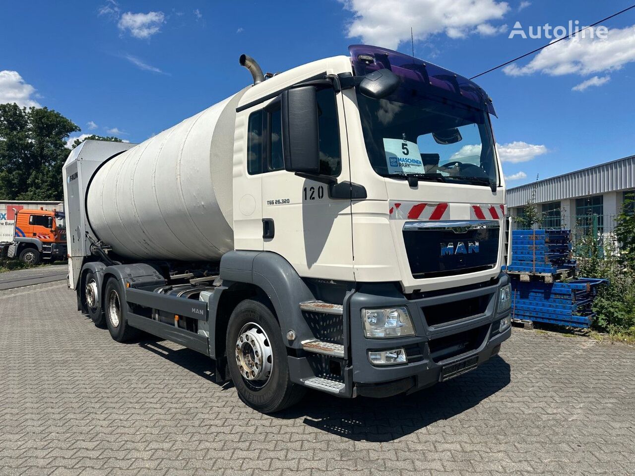 MAN TGS 26.320 / Lift Lenkachse vuilniswagen