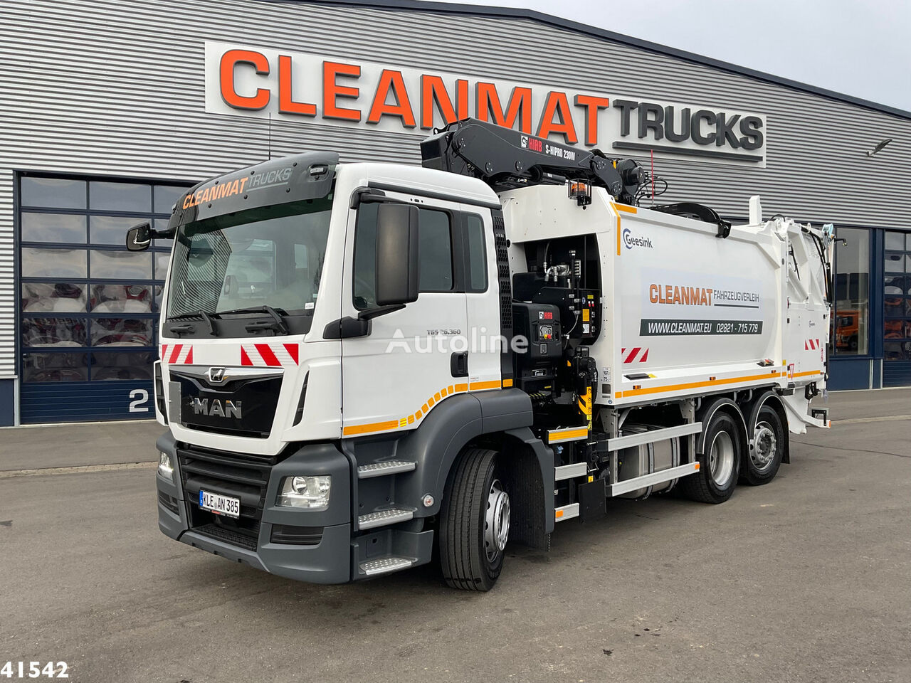 MAN TGS 26.360 Hiab 23 ton/meter laadkraan garbage truck