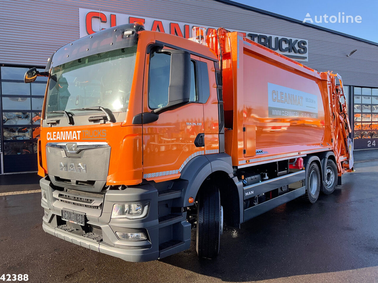 camion poubelle MAN TGS 28.330 VDK 23m³ met AE weegsysteem