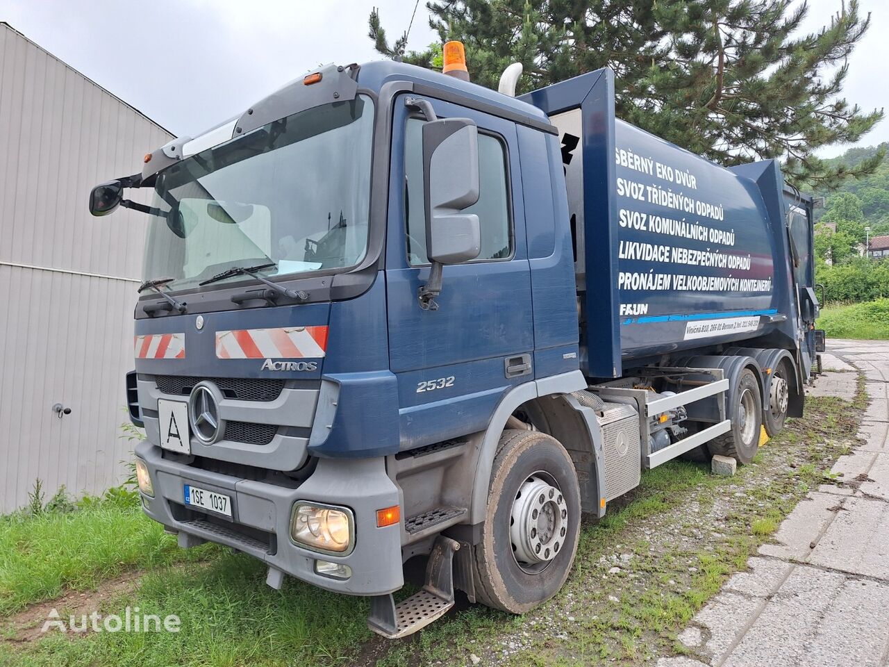 camião de lixo Mercedes-Benz Actros 2532 L FAUN Various Press