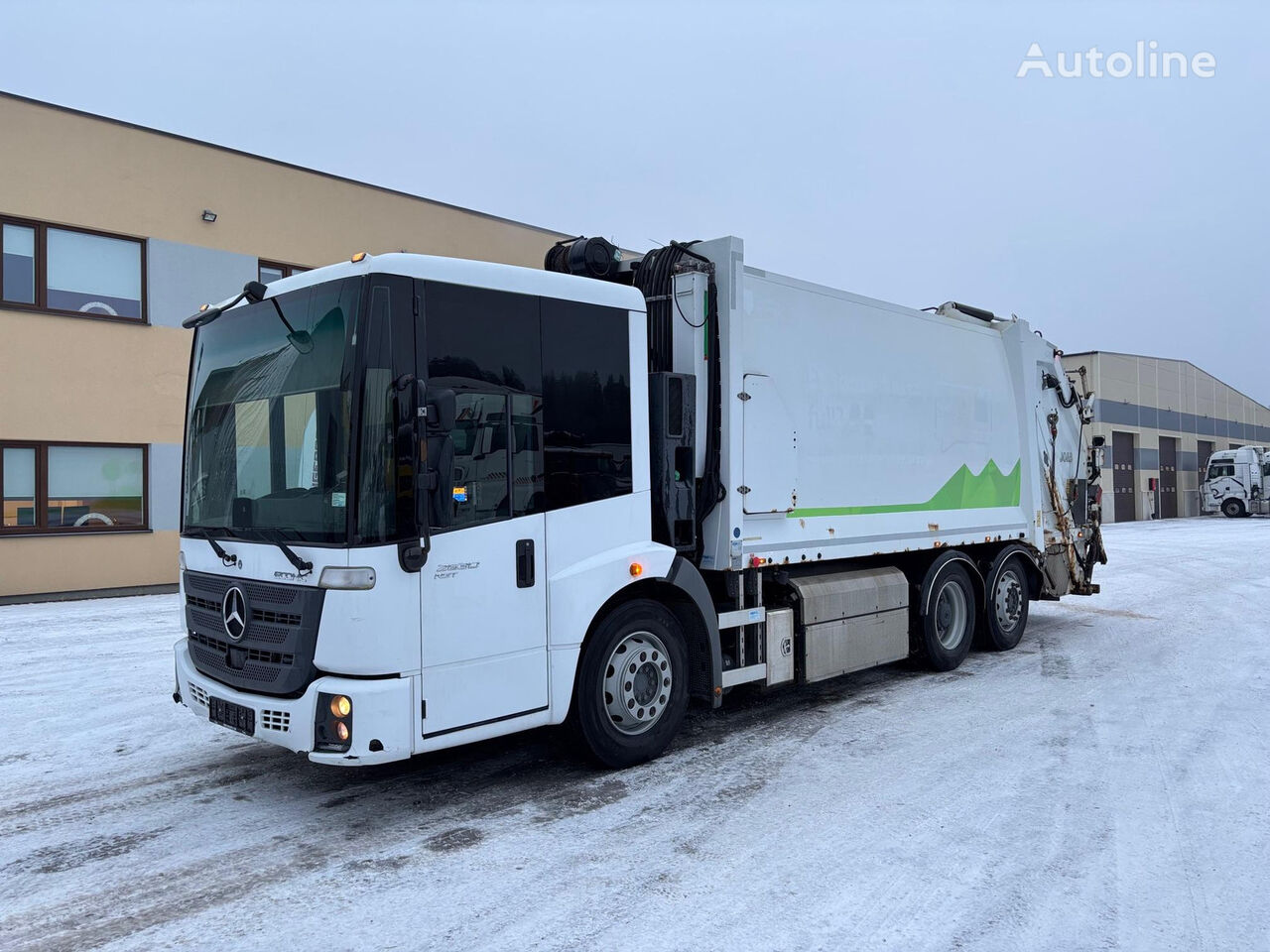 Šiukšliavežis Mercedes-Benz ECONIC 2630 NGT + CNG + JOAB PRESS 22,2 m3 - Autoline