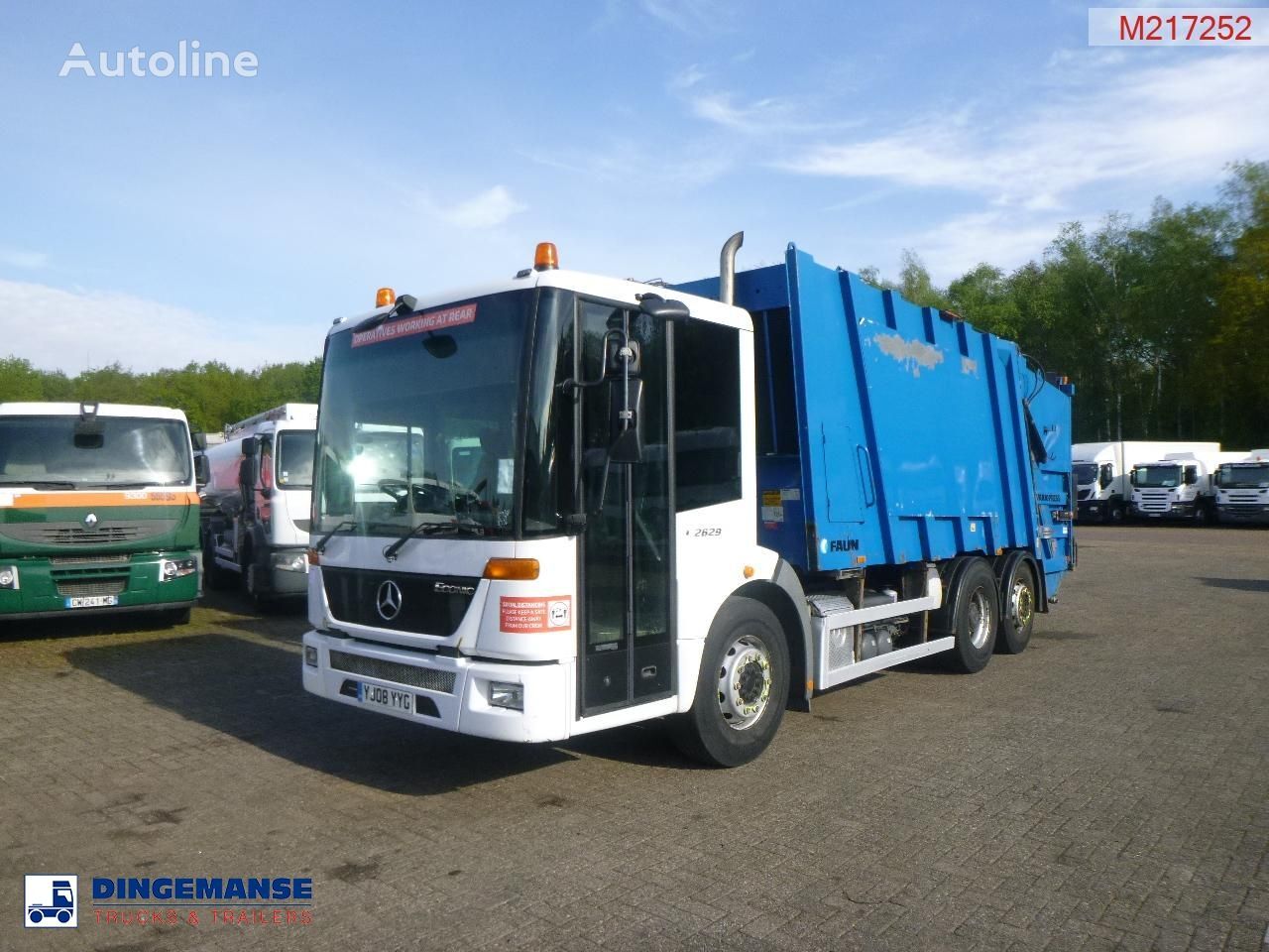 Mercedes-Benz Econic 2629 6x2 RHD Faun refuse truck garbage truck