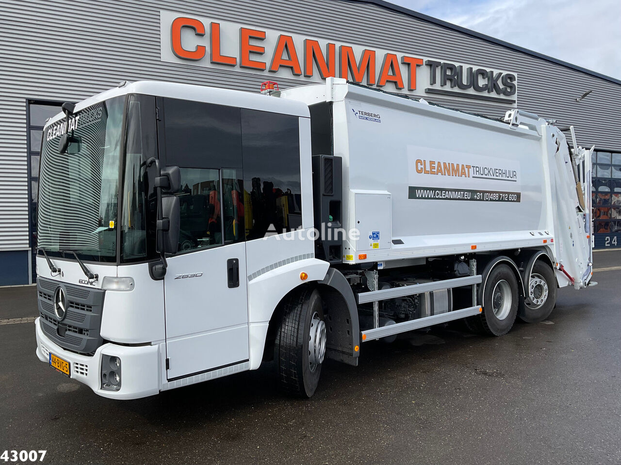 Mercedes-Benz Econic 2630 Euro 6 Terberg RosRoca 21m³ Welvaarts weegsysteem garbage truck