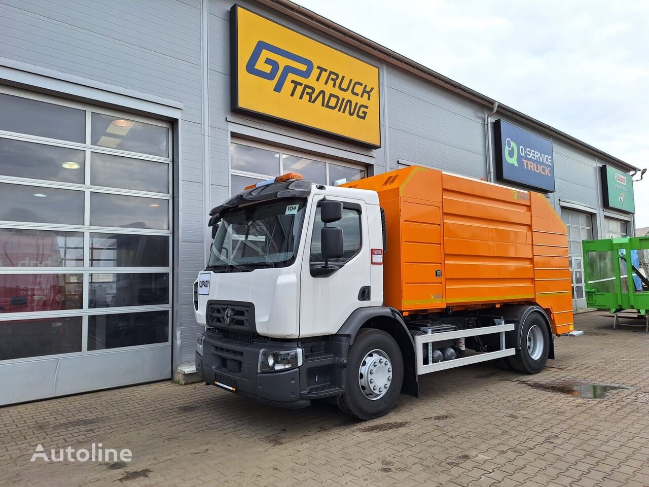 new Renault D18 Farid garbage truck