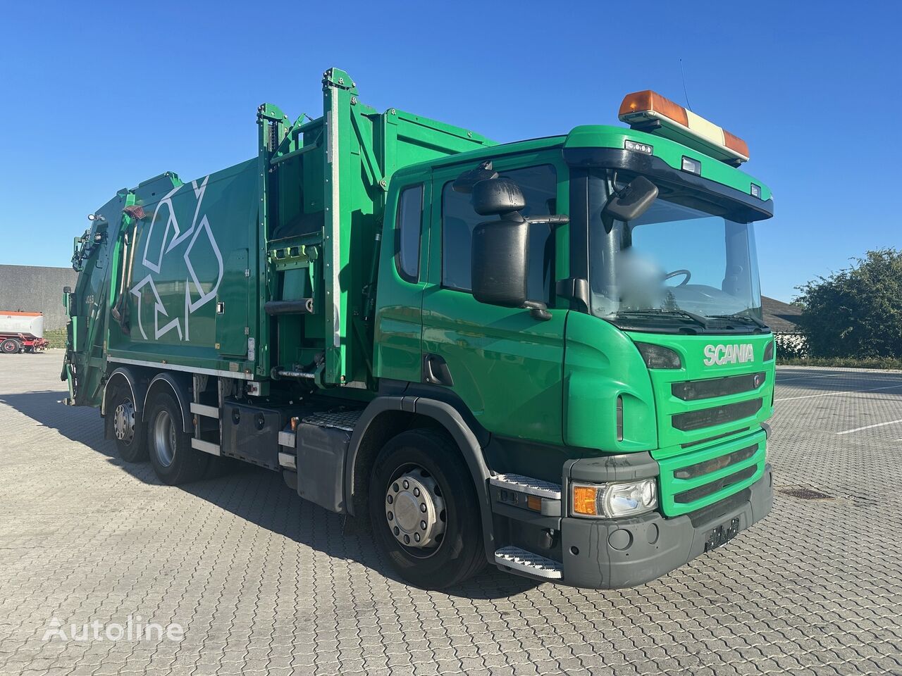 xe tải chở rác Scania P 320 SMIECIARKA JOAB 2 KOMORY