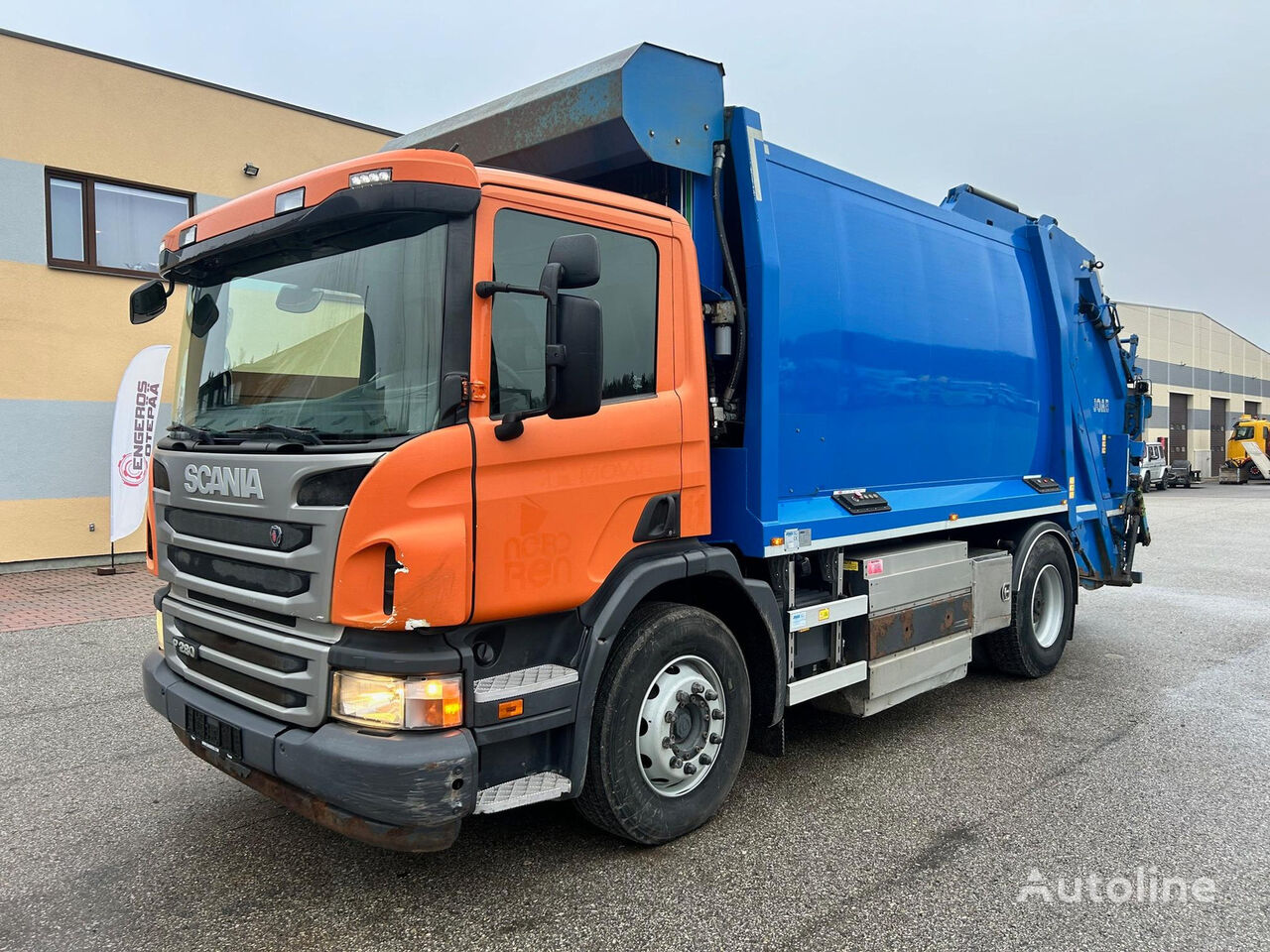 мусоровоз Scania P280 4X2 EURO6 CNG + JOAB PRESS 15,8m3