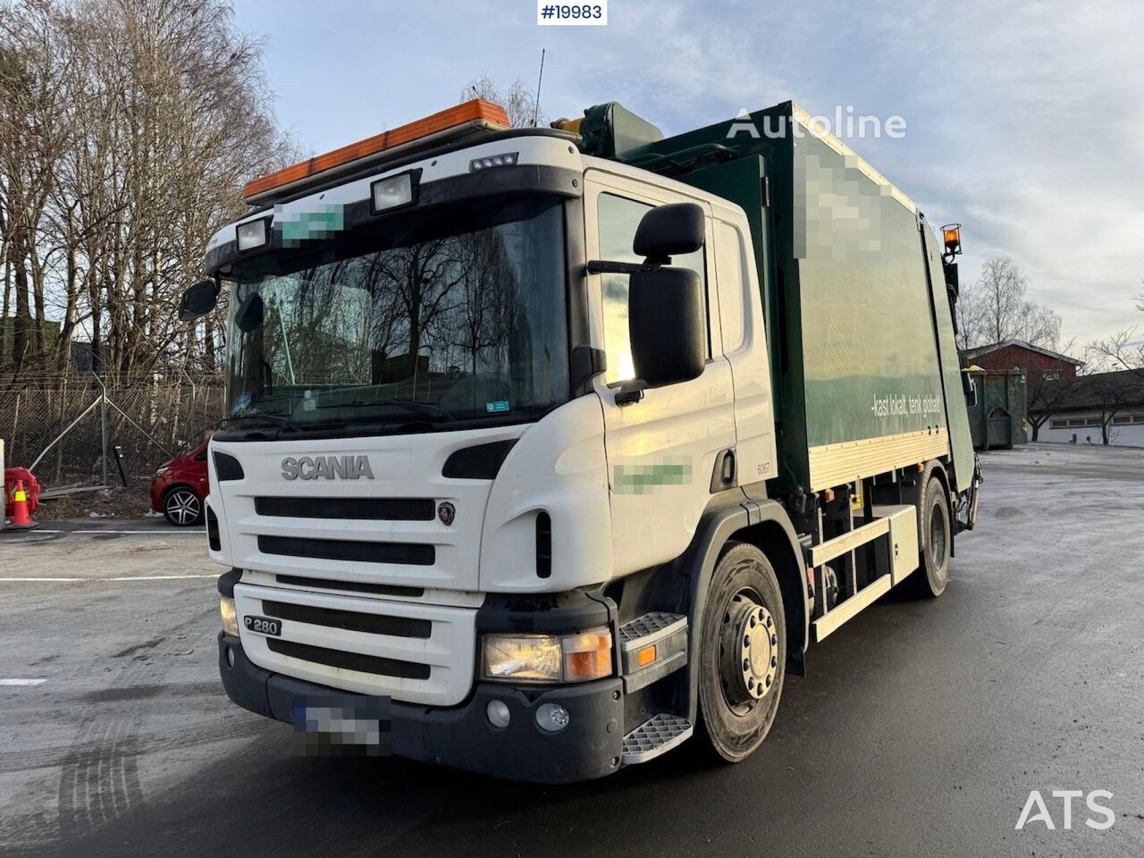 Camion poubelle Scania P280 4x2 1 Chamber Compactor Truck à vendre | Autoline MA Camion poubelle Scania P280 4x2 1 Chamber Compactor Truck - Autoline
