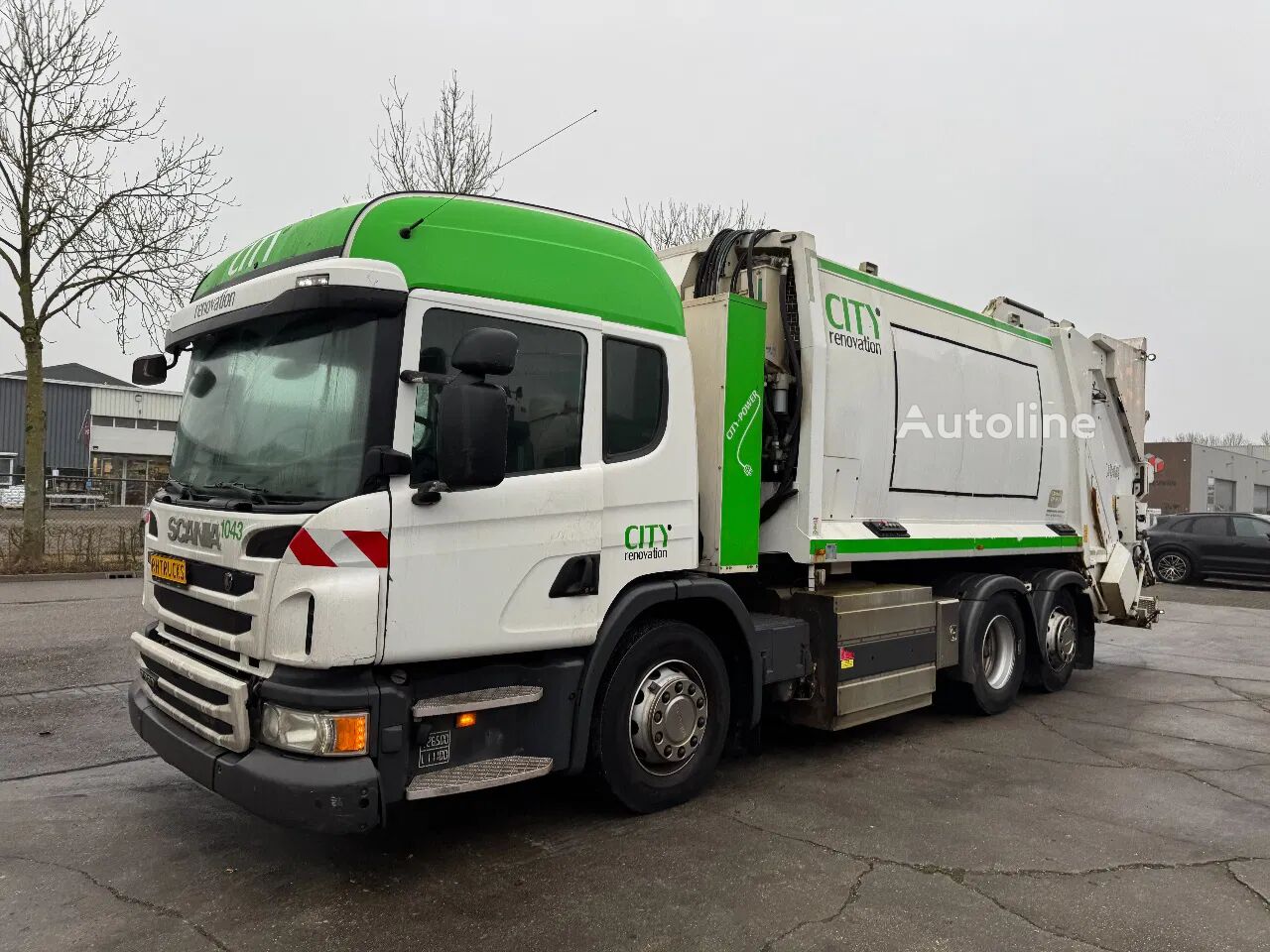 камион за ѓубре Scania P280 6X2 - EURO 6 + CNG + JOAB BINLIFT L77