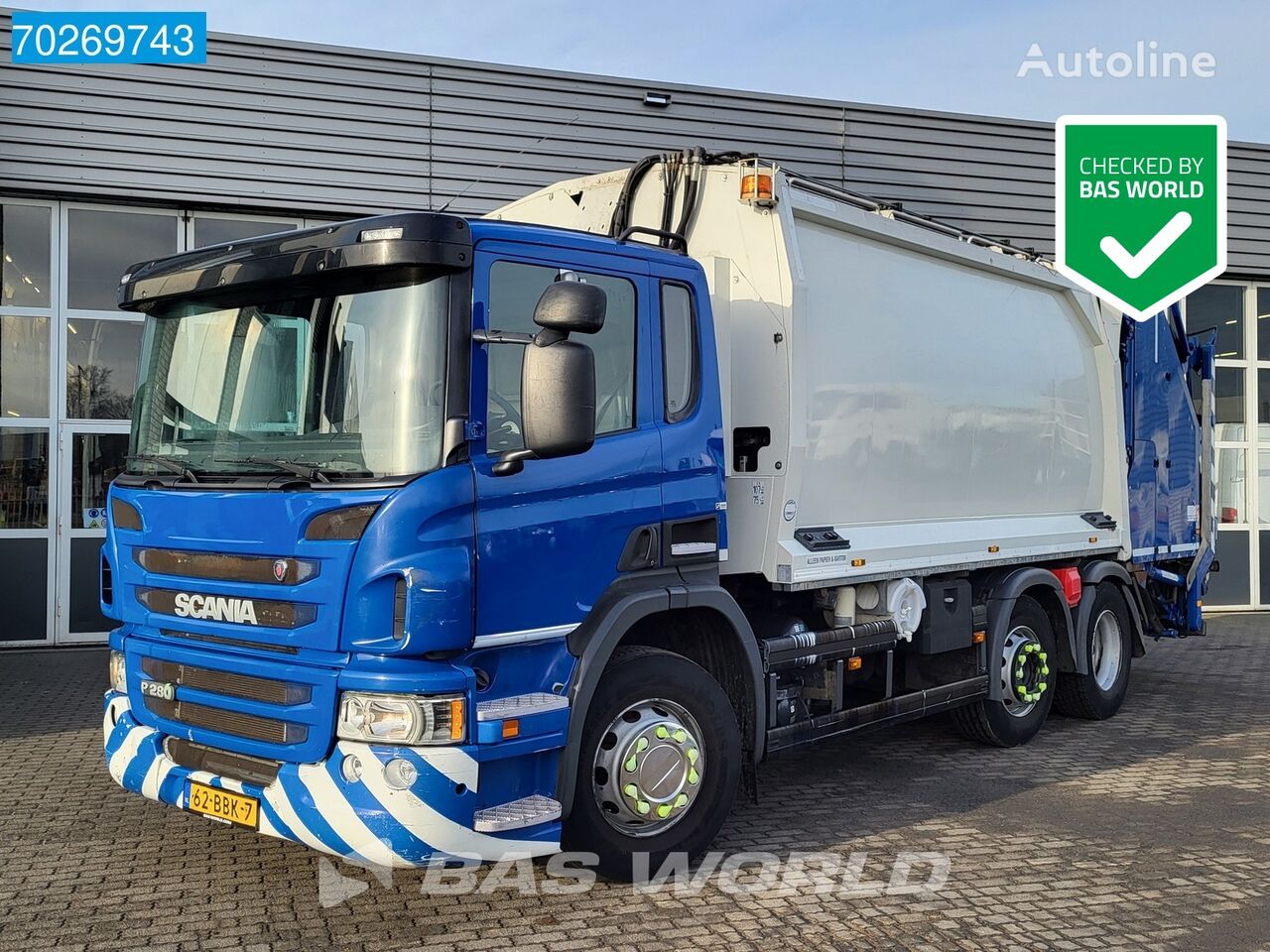 мусоровоз Scania P280 6X2 NL-Truck GeesinkNorba GPM III v 20H25 Lift+Lenkachse Eu