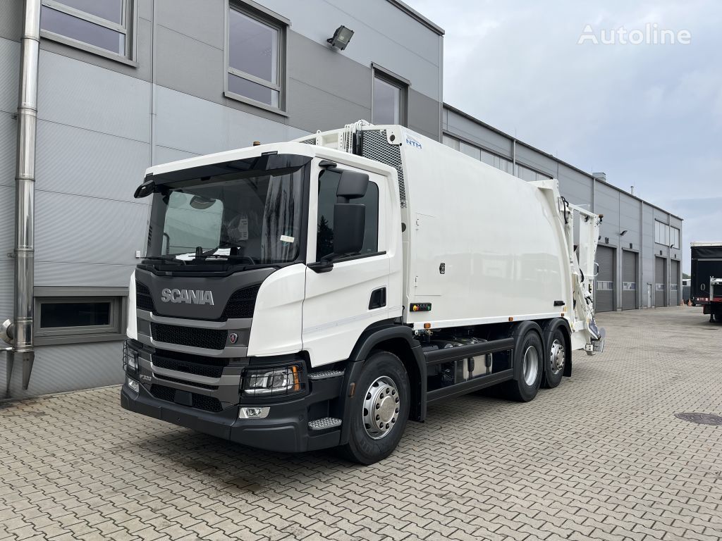 جديد شاحنة جمع ونقل النفايات Scania P320 + NTM 22m3