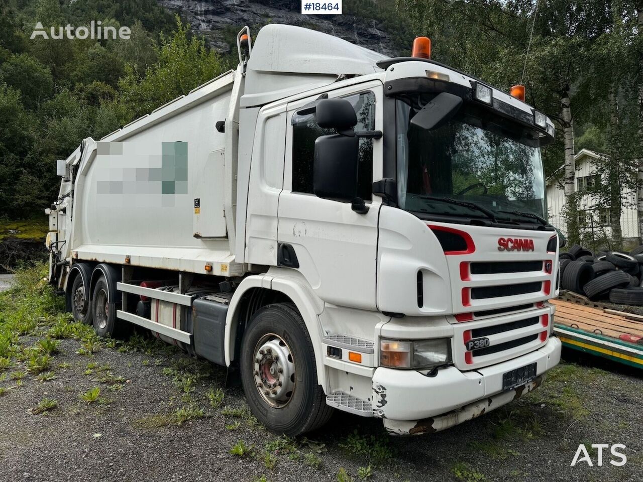 Scania P380  garbage truck