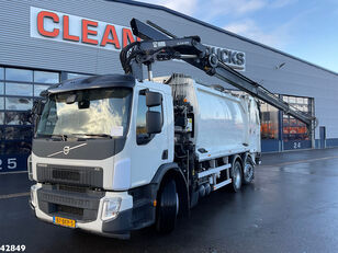 Volvo FE 280 Euro 6 Hiab 21 Tonmeter laadkraan camión de basura